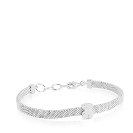 Sale Bracelet Mesh ours en Argent Bracelets En Argent | Bracelets Chaîne