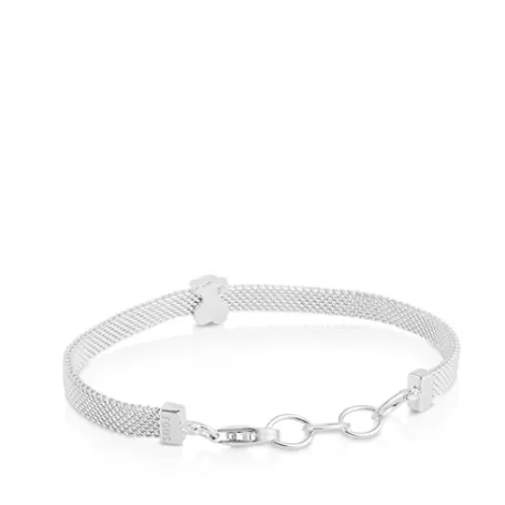 Sale Bracelet Mesh ours en Argent Bracelets En Argent | Bracelets Chaîne