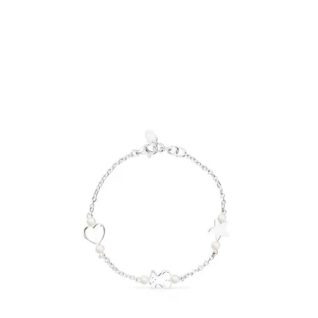 Flash Sale Bracelet Real Sisy en Argent et Perles Bracelets En Argent | Bracelets En Perles