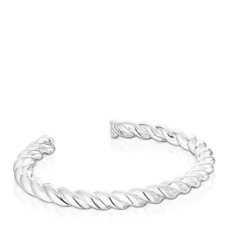 Discount Bracelet rigide Twisted en Bracelets En Argent | Bracelets Manchette