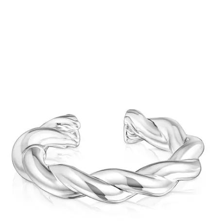 Discount Bracelet XL Twisted en argent Bracelets En Argent | Bracelets Manchette