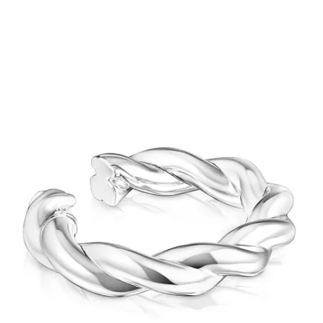 Discount Bracelet XL Twisted en argent Bracelets En Argent | Bracelets Manchette