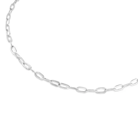 Store Chaîne Chain longue en Argent 80 cm. Colliers En Argent | Bijoux