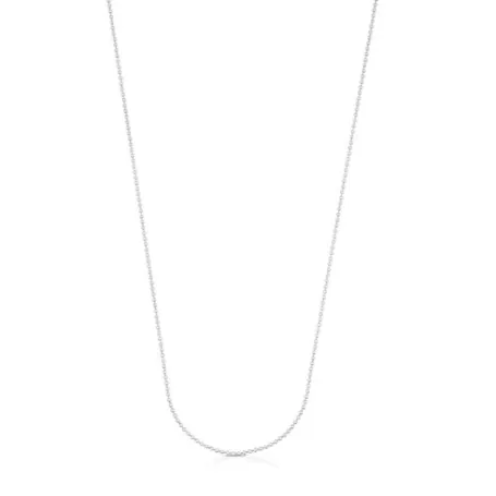 Online Chaîne Chain moyenne en Argent, 58 cm. Colliers En Argent | Ras De Cou