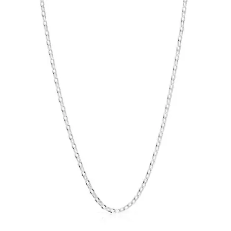 Flash Sale Chaîne Chain moyenne en Argent, 60 cm. Colliers En Argent | Ras De Cou