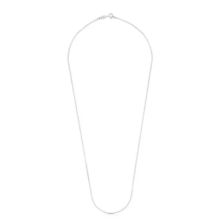 Online Chaîne Chain moyenne en Argent, 58 cm. Colliers En Argent | Ras De Cou