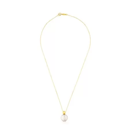 Shop Collier Alecia en Or avec Perle. Colliers En Or | Colliers Courts