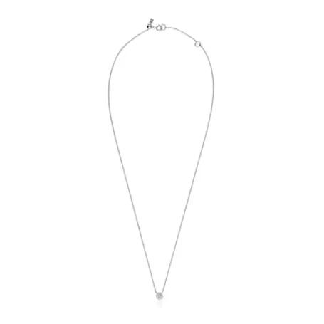 Cheap Collier Alecia en Or blanc avec Diamants Colliers En Or | Colliers Courts