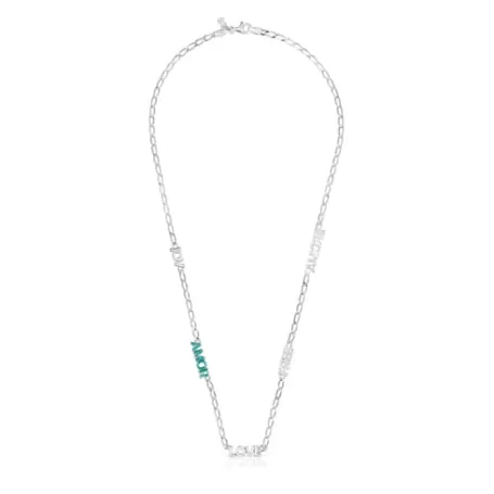 Best Sale Collier Amor Crossword Colliers En Argent | Colliers Courts