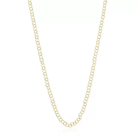 New Collier anneaux en or 50 cm court Basics Colliers En Or | Colliers Courts