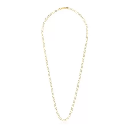 New Collier anneaux en or 50 cm court Basics Colliers En Or | Colliers Courts