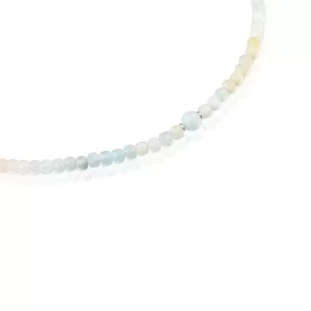 Best Collier argent et béryls de plusieurs couleurs Basic Colors Colliers En Argent | Colliers Courts