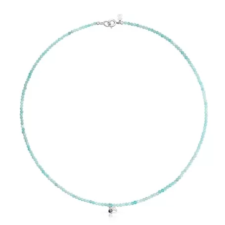 Cheap Collier avec amazonite Camille Colliers En Argent | Colliers Courts