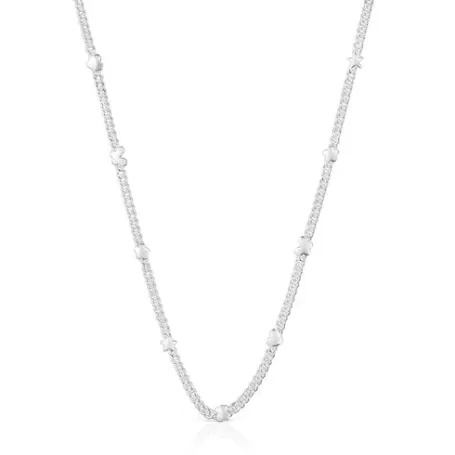 Cheap Collier avec motifs en court Bold Motif Colliers En Argent | Colliers Courts