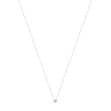 New Collier Boca Osos en Or blanc avec Diamants Colliers En Or | Colliers Courts