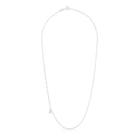 Clearance Collier Bold Bear en avec anneaux ovales Colliers En Argent | Colliers Courts