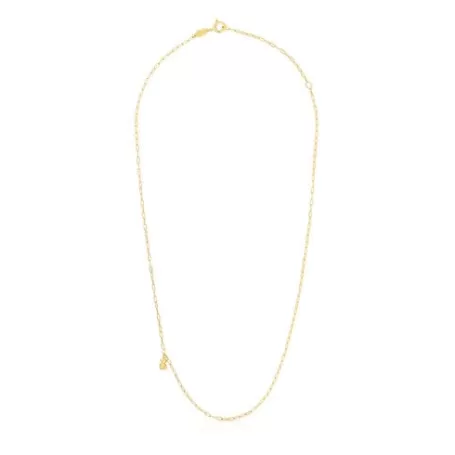 Flash Sale Collier Bold Bear en argent vermeil avec anneaux ovales Colliers En Argent | Colliers Courts