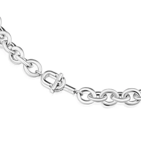 Cheap Collier en argent 45 cm court MANIFESTO Colliers En Argent | Colliers Courts