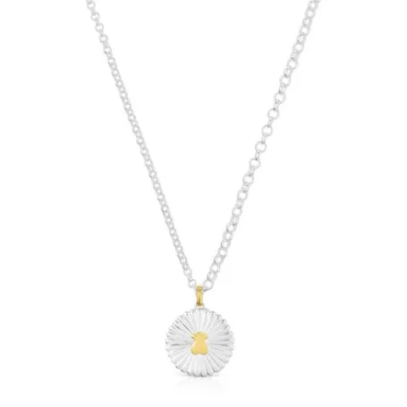 Shop Collier en argent et argent vermeil ourson Iris Motif Colliers En Argent | Colliers Courts