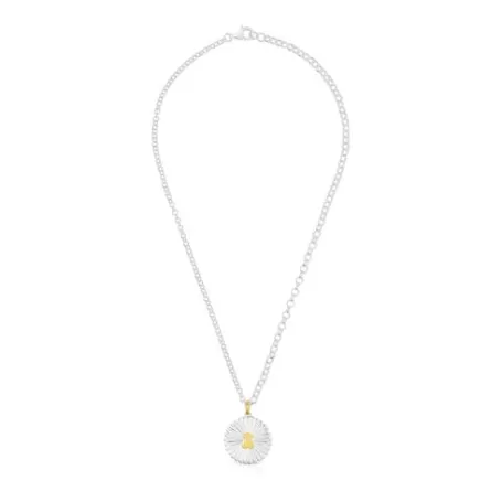 Shop Collier en argent et argent vermeil ourson Iris Motif Colliers En Argent | Colliers Courts