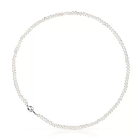 Cheap Collier en argent et perles de culture MANIFESTO Colliers En Argent | Colliers Courts