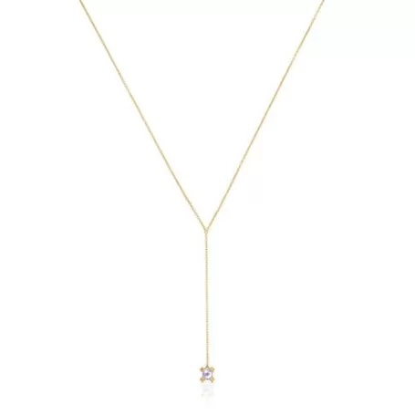 Best Collier en or et tanzanite court Color Pills Colliers En Or | Colliers Courts