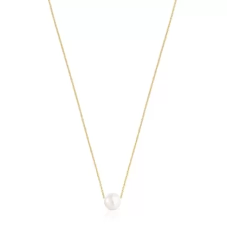 Fashion Collier Gloss en Argent vermeil et Perle Colliers En Argent | Colliers Courts