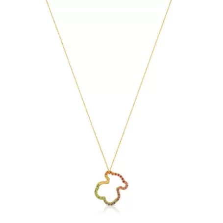 Discount Collier Icon Gems en or avec gemmes Pendentifs En Or | Colliers En Or