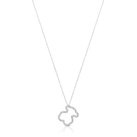 Shop Collier Icon Gems en or blanc et diamants Pendentifs En Or | Colliers En Or