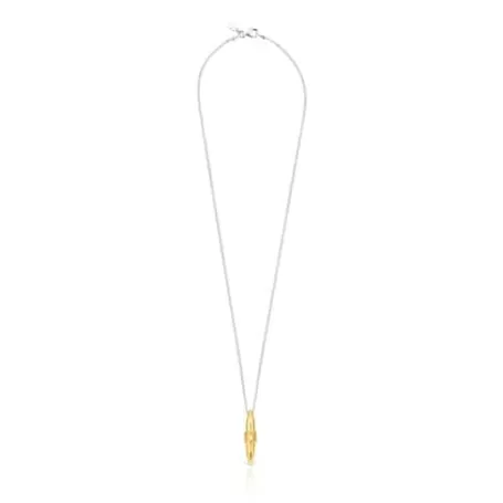 Hot Collier Lure en argent et argent vermeil Colliers En Argent | Colliers Courts