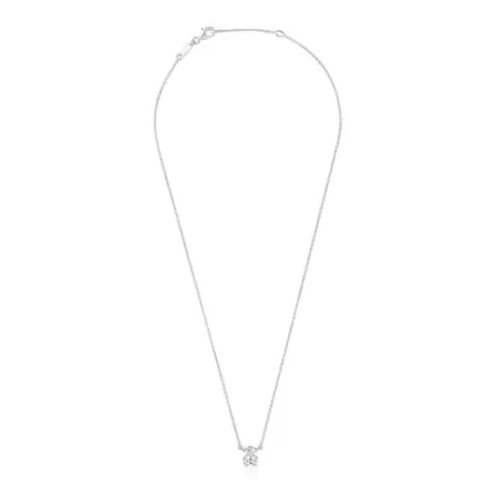 Fashion Collier motif ourson en et quartz cristal de roche court Color Bear Colliers Courts