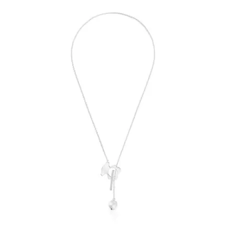 Hot Collier ourson argent et perle de culture court I-Bear Colliers En Argent | Colliers Courts