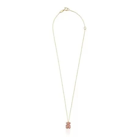 Best Collier ourson Bold Bear saphir et or Pendentifs Petits | Colliers En Or