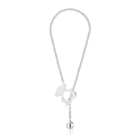 Best Sale Collier ourson en argent moyen I-Bear Colliers En Argent | Colliers Courts