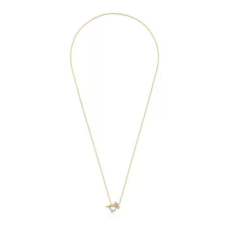 Best Sale Collier ourson or et diamants court I-Bear Colliers En Or | Colliers Courts