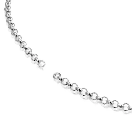 New Collier ras du cou Hold en , 42 cm. Colliers En Argent | Ras De Cou