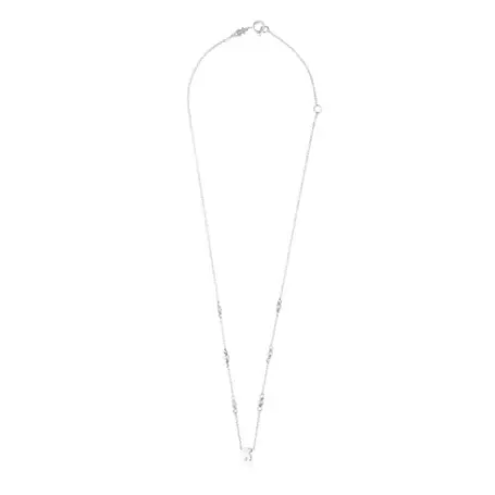 Shop Collier Super Power en Argent avec Perles Colliers En Argent | Colliers Courts