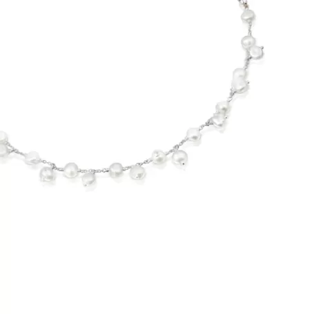 Clearance Collier Icon Pearl en argent et perles Colliers En Argent | Colliers Long