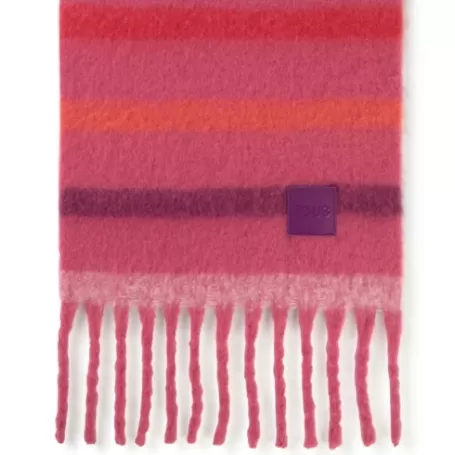 Fashion Foulard fuchsia Stripes Écharpes Et Foulards