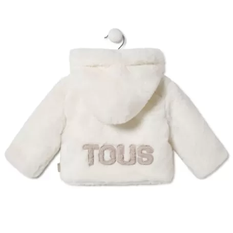 New Fur coat in Black ecru Enfant Bébé | Enfant