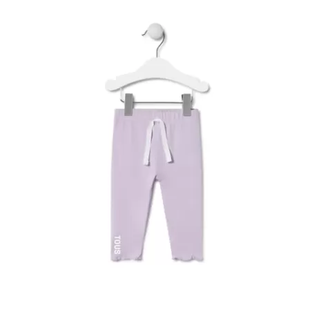 Shop Girls leggings in Casual lilac Bébé