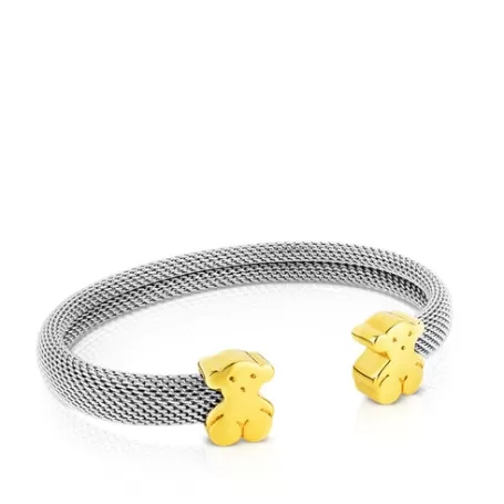 Outlet Gold and Steel Sweet Dolls Bracelet Bracelets En Or | Bracelets Manchette