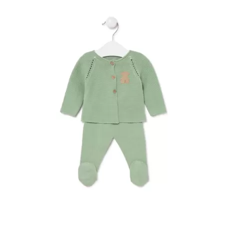 Hot Knitted baby outfit in Tricot mist Bébé