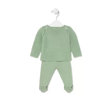 Hot Knitted baby outfit in Tricot mist Bébé