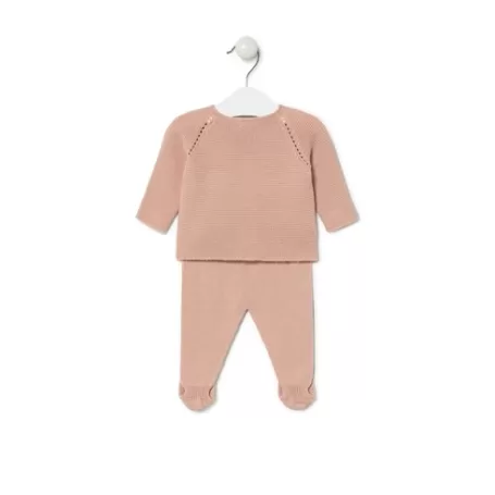 Best Knitted baby outfit in Tricot pink Bébé