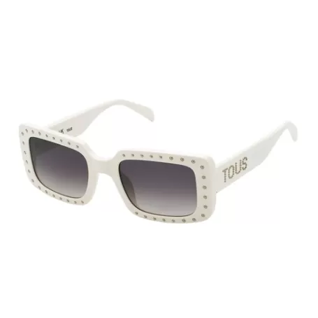 Fashion Lunettes de soleil blanches Studs Lunettes De Soleil