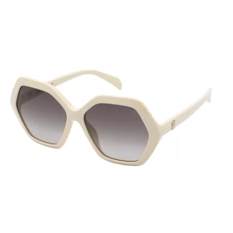 Outlet Lunettes de soleil blanches Vyana Lunettes De Soleil