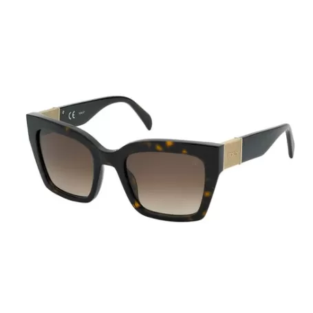 Hot Lunettes de soleil havane Square Mesh Lunettes De Soleil