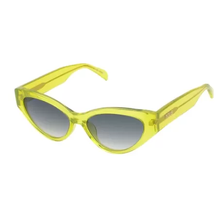 Fashion Lunettes de soleil jaunes Cat Eye Lunettes De Soleil