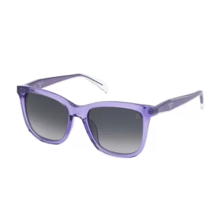 Shop Lunettes de soleil lilas Lauper Lunettes De Soleil